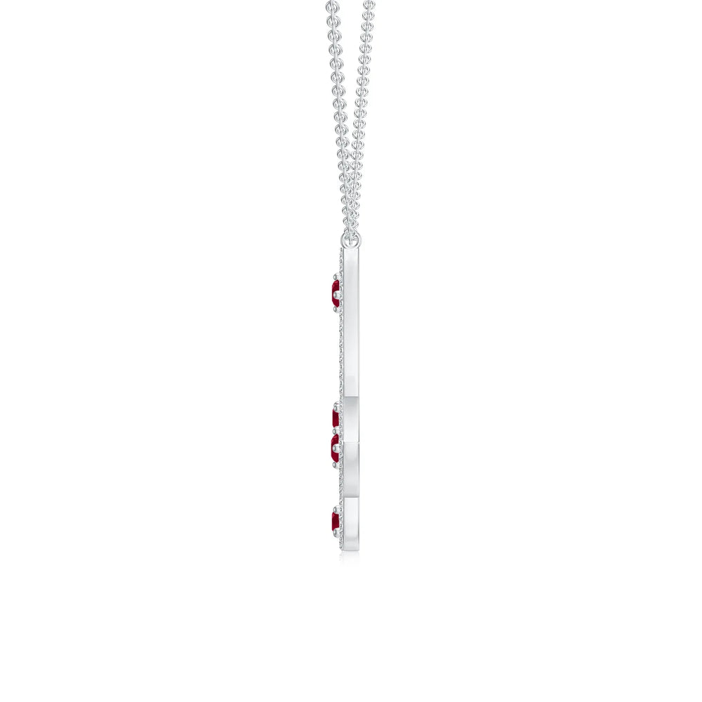 18K White Gold Vermeil