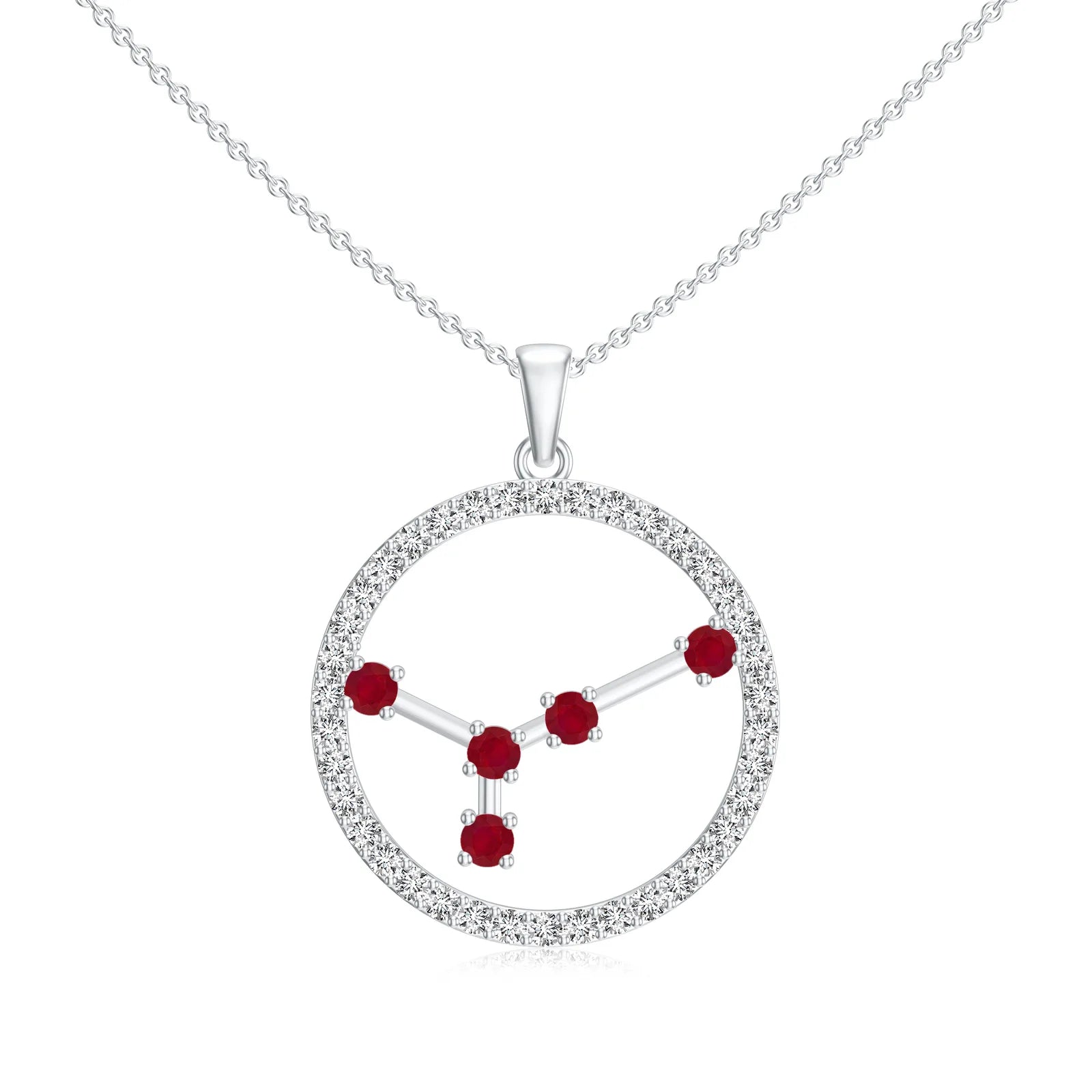 18K White Gold Vermeil