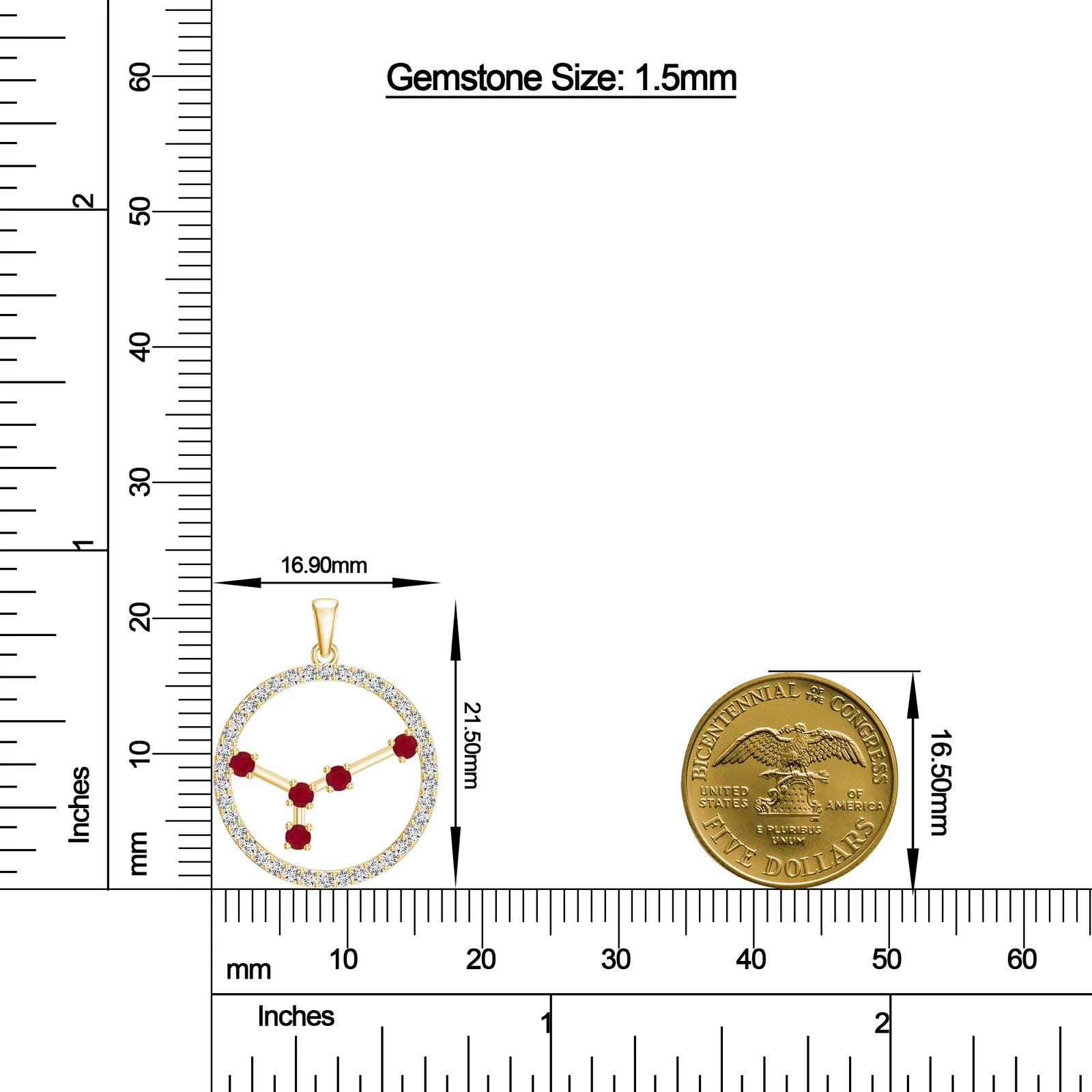 18K Yellow Gold Vermeil
