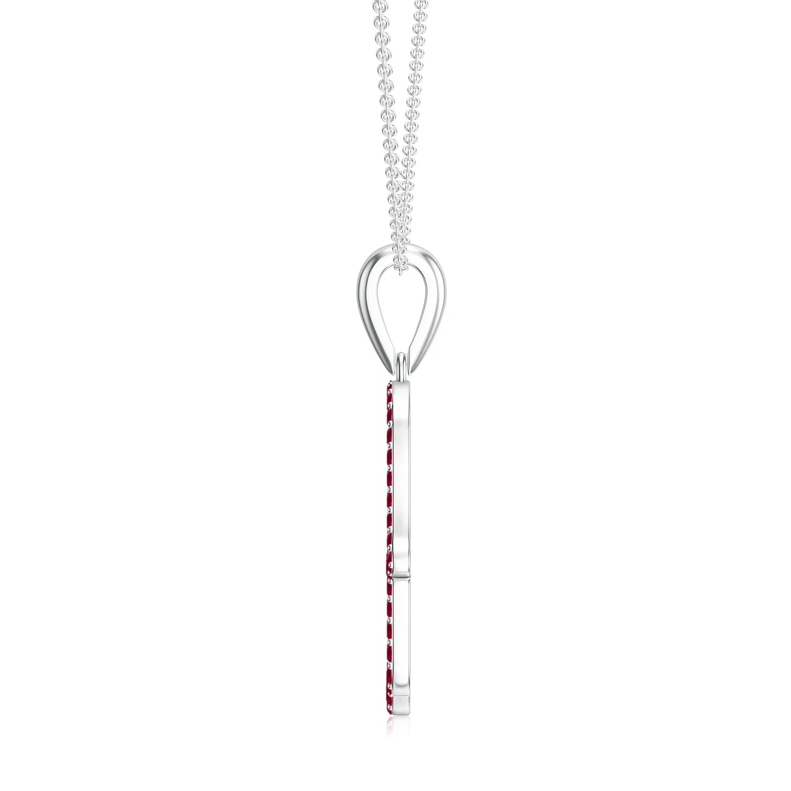18K White Gold Vermeil