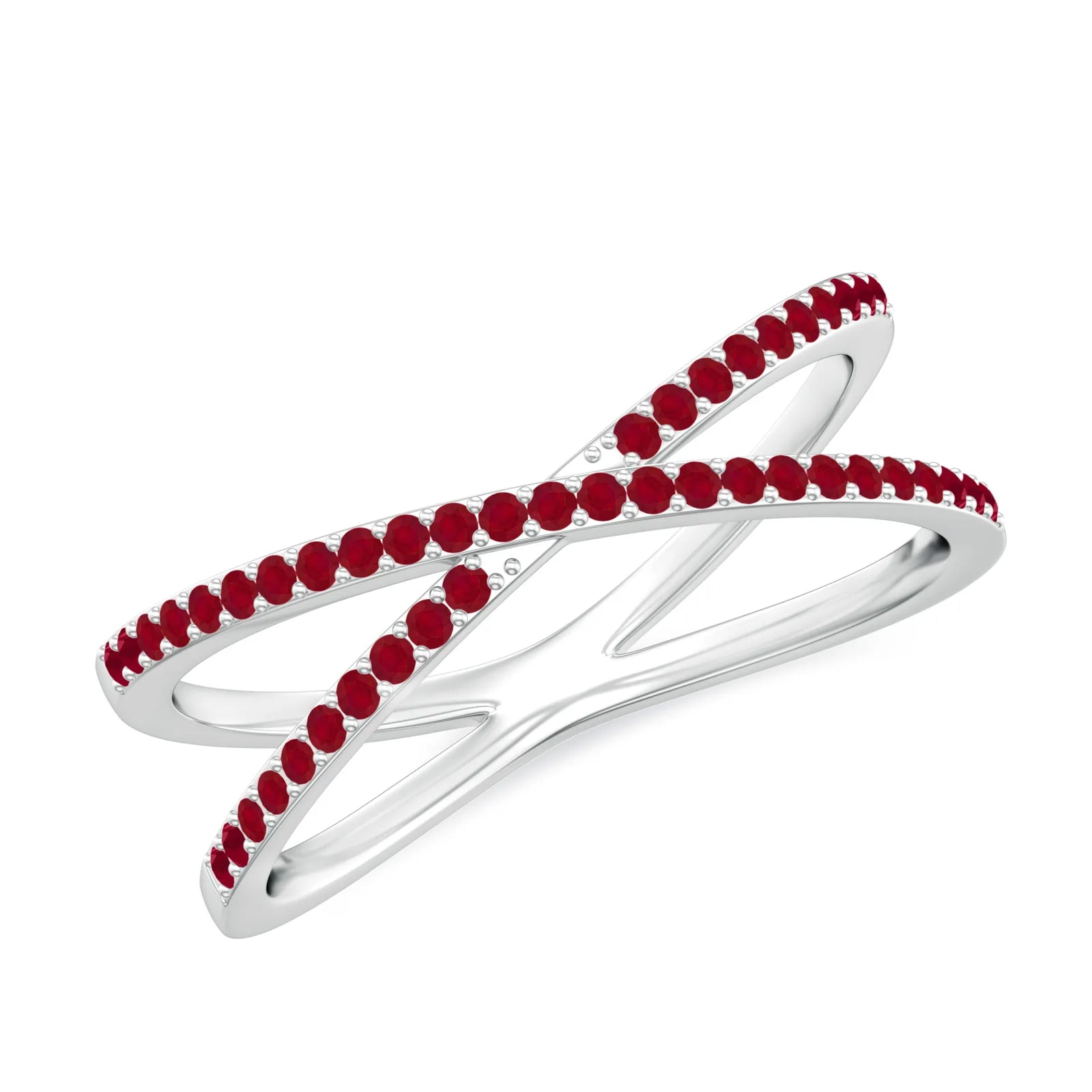 18K White Gold Vermeil