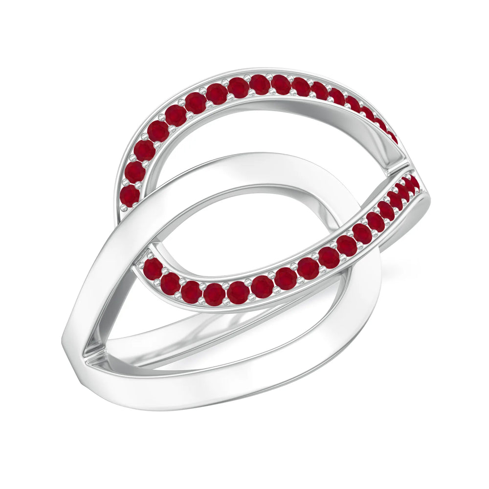 18K White Gold Vermeil