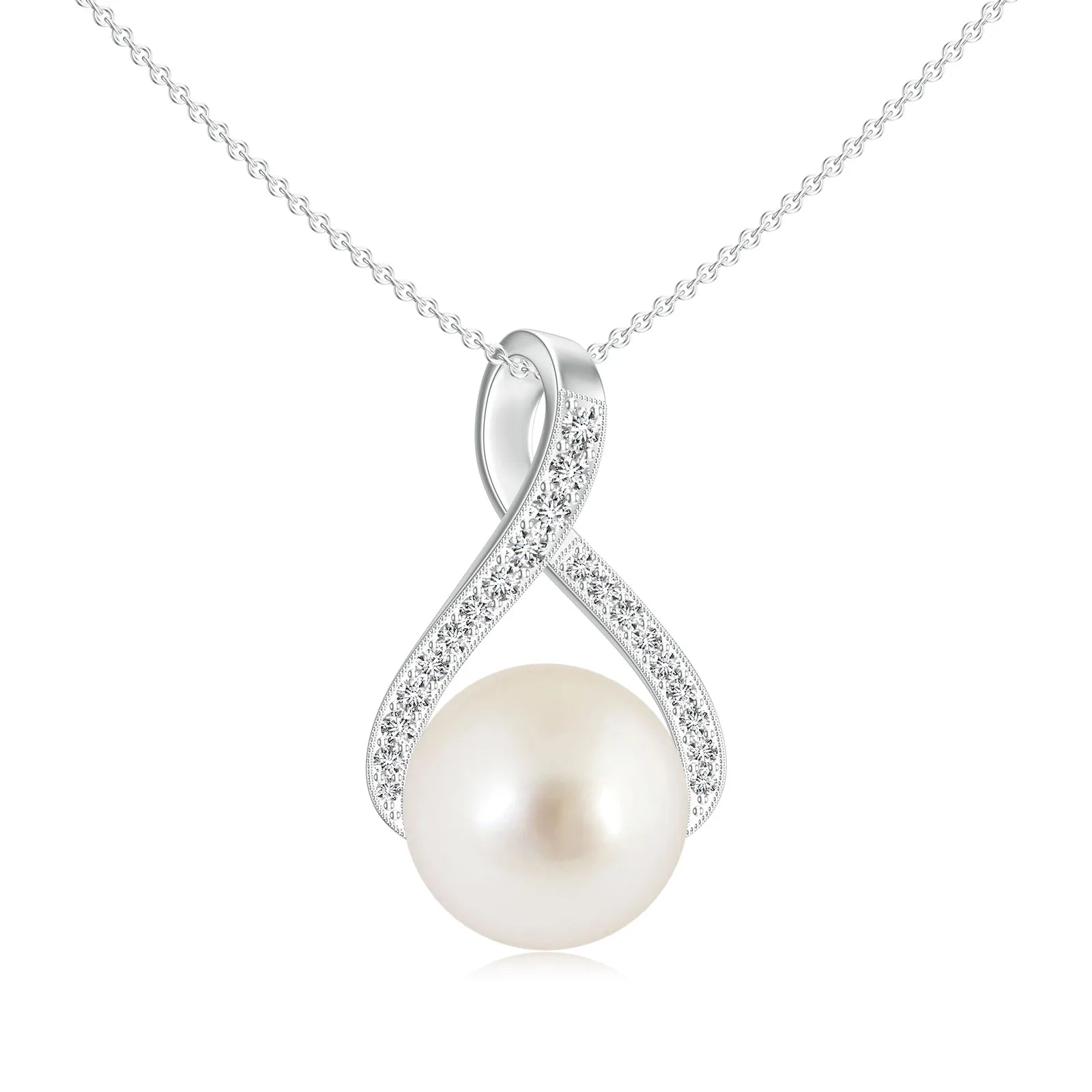 18K White Gold Vermeil