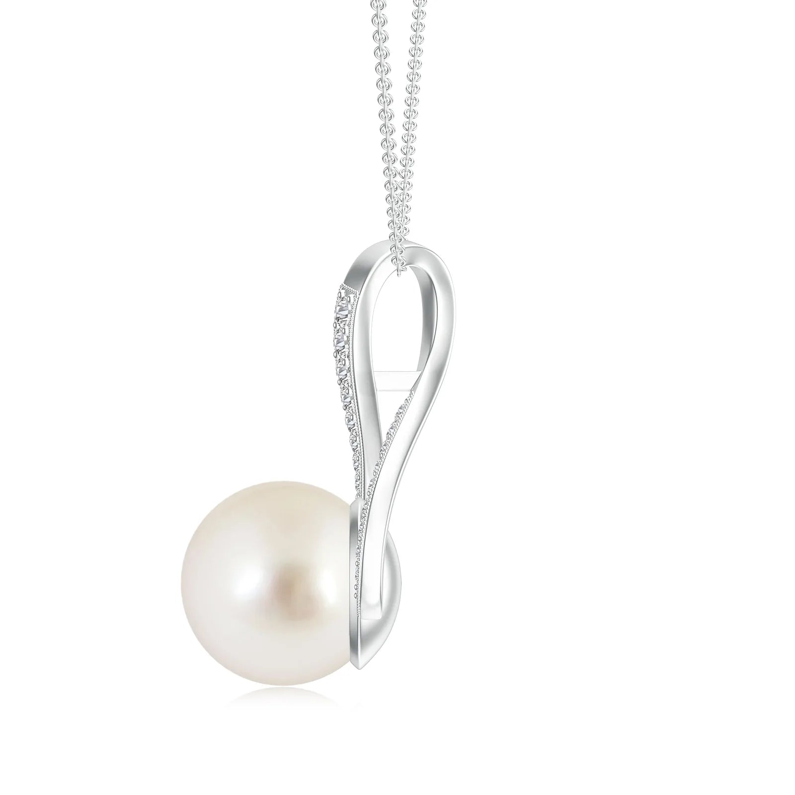 18K White Gold Vermeil