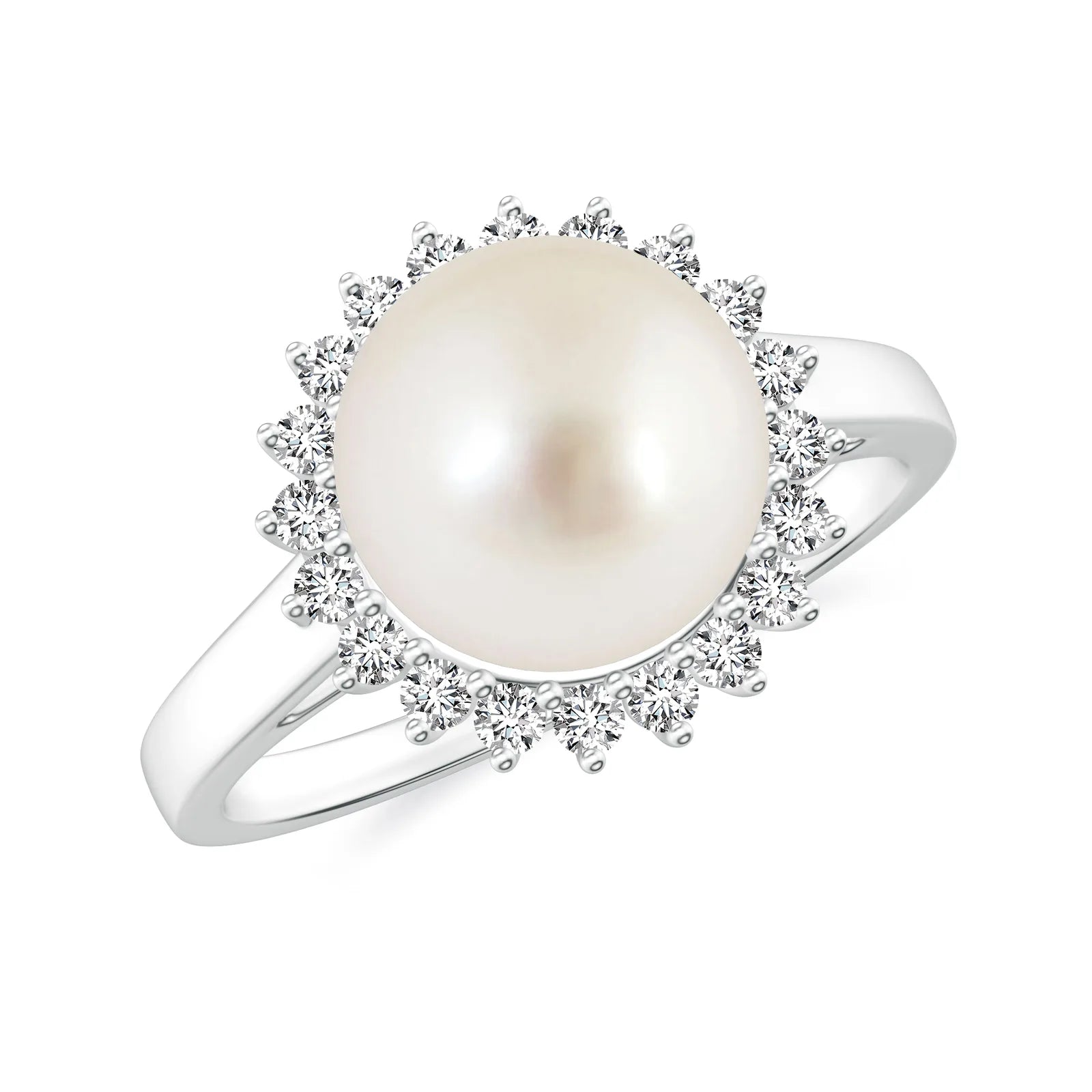 18K White Gold Vermeil
