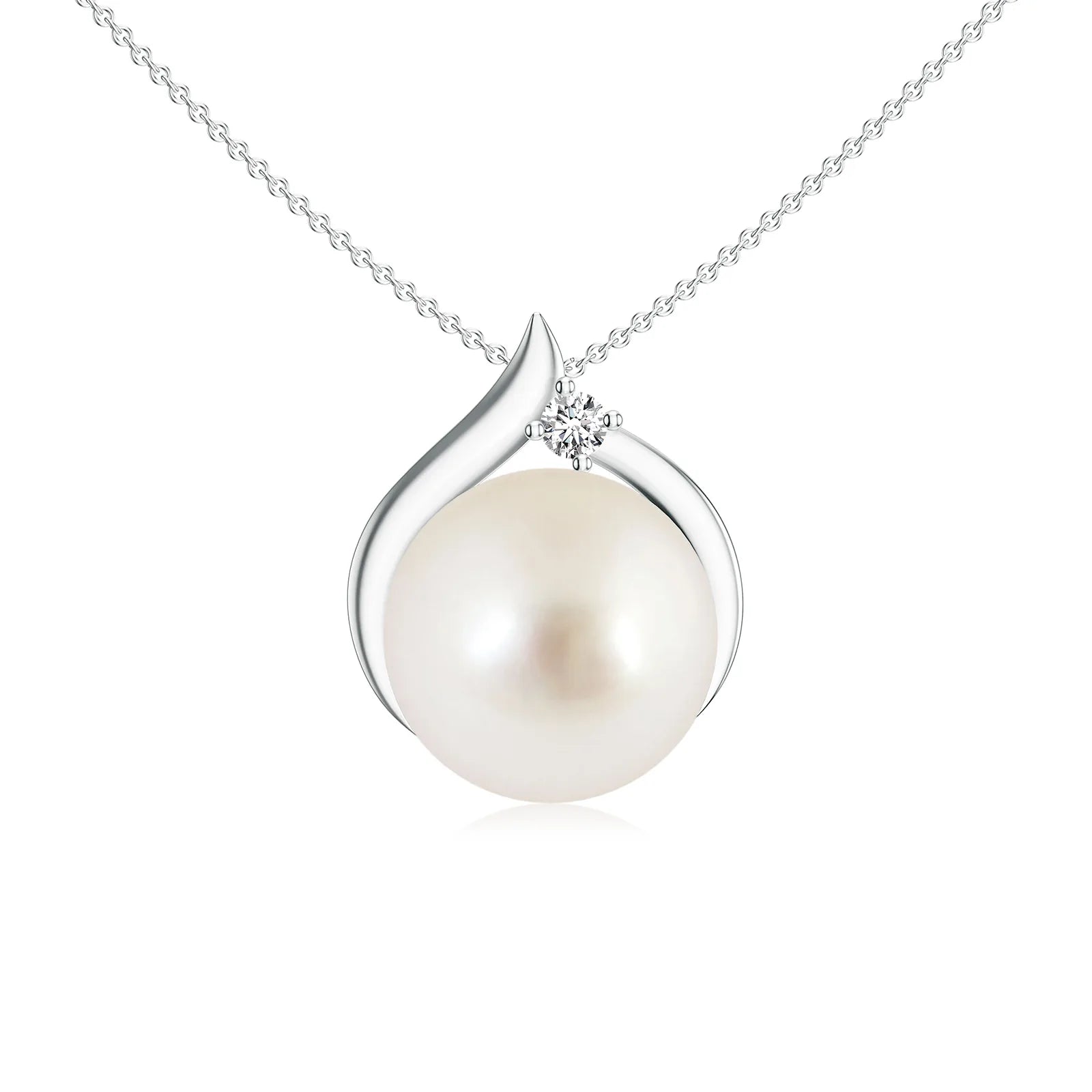 18K White Gold Vermeil