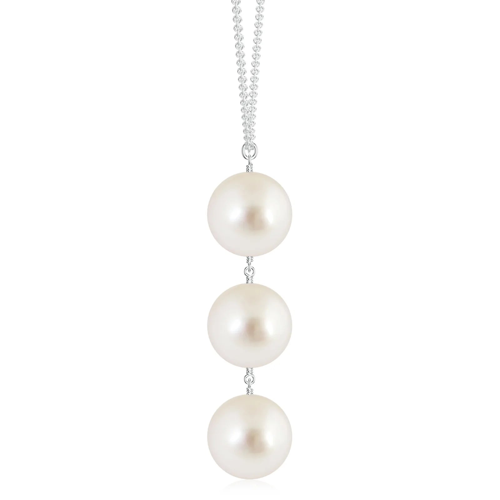 18K White Gold Vermeil
