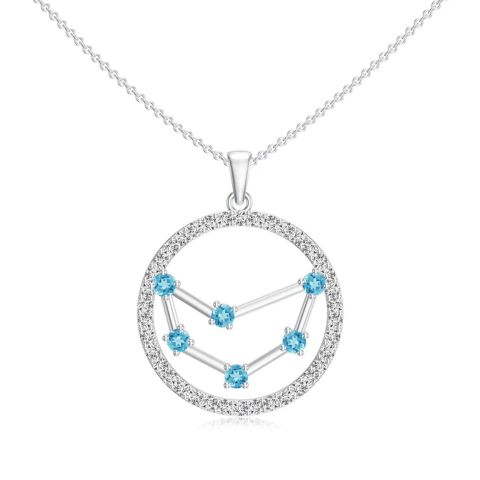 18K White Gold Vermeil