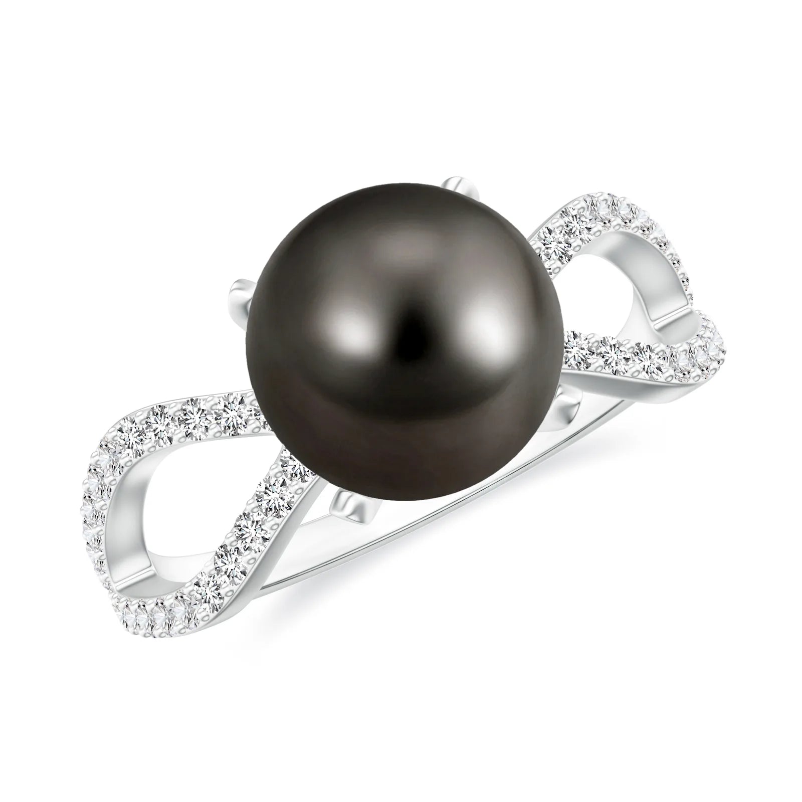 18K White Gold Vermeil
