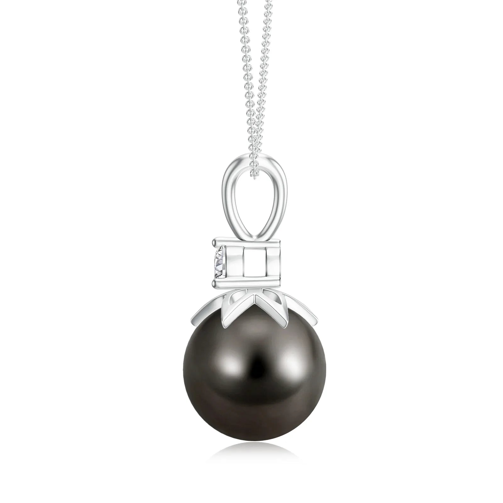 18K White Gold Vermeil