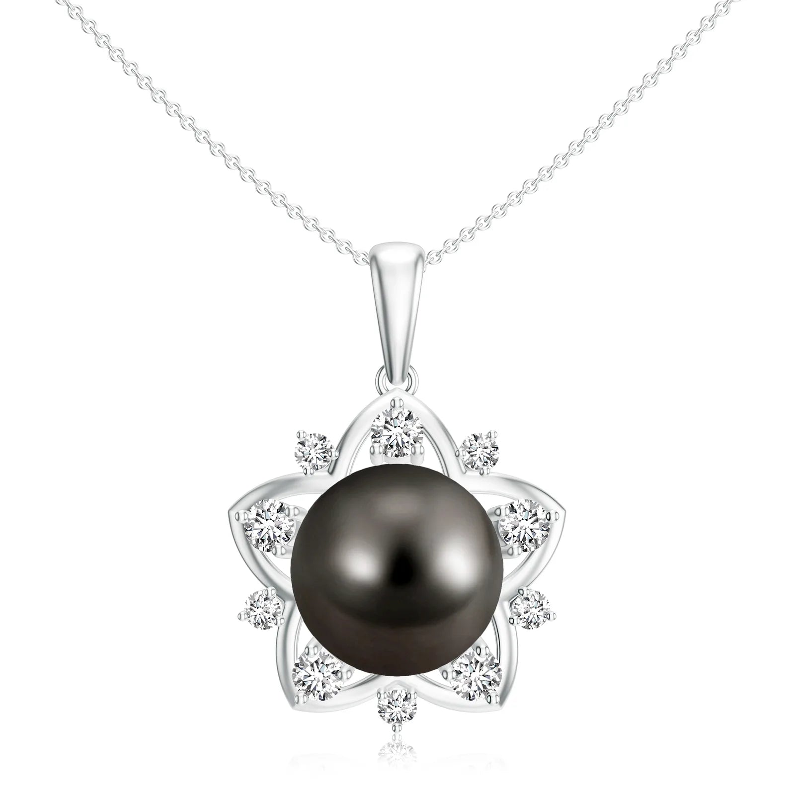 18K White Gold Vermeil