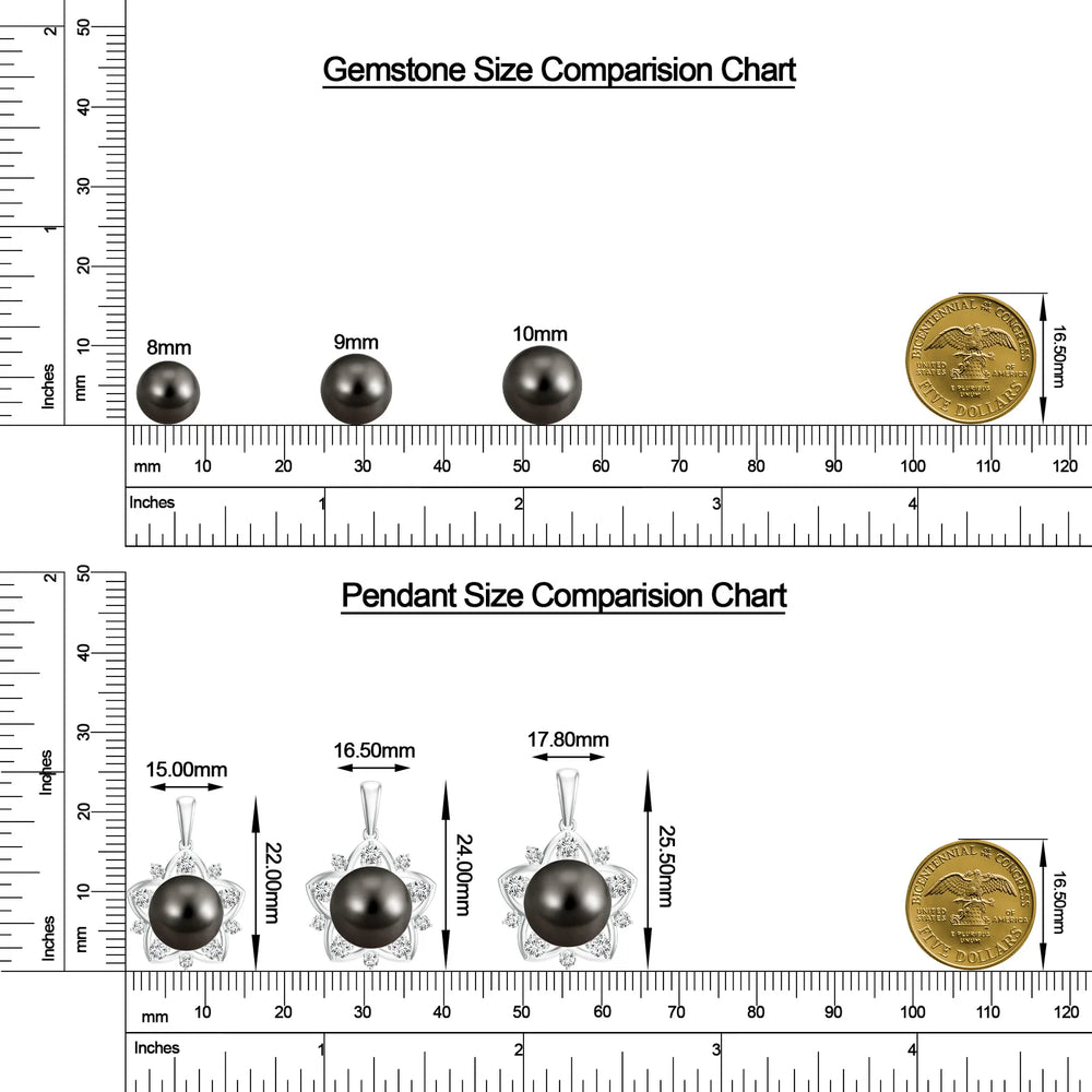18K White Gold Vermeil