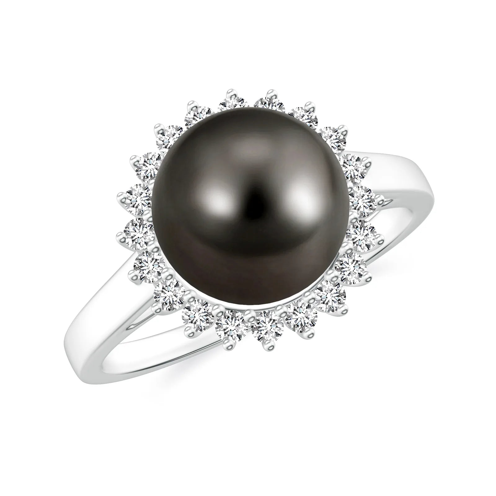 18K White Gold Vermeil