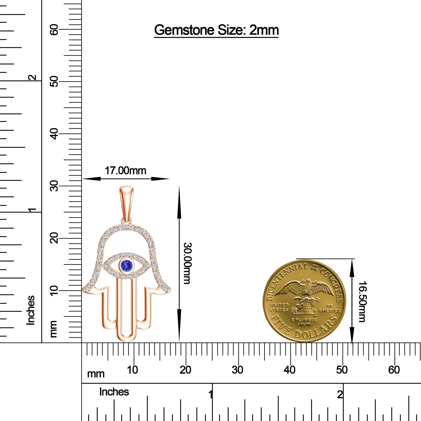 18K Rose Gold Vermeil