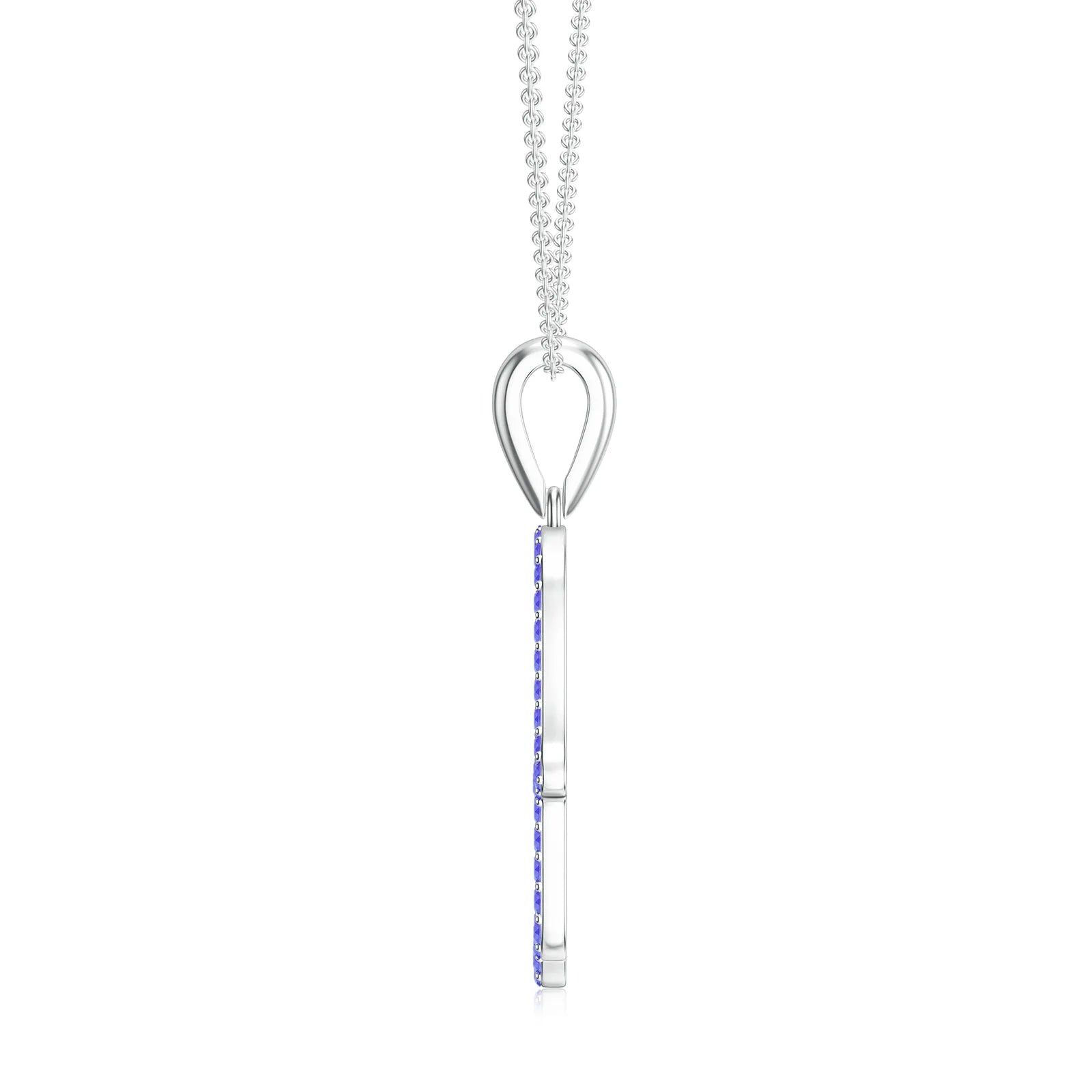18K White Gold Vermeil