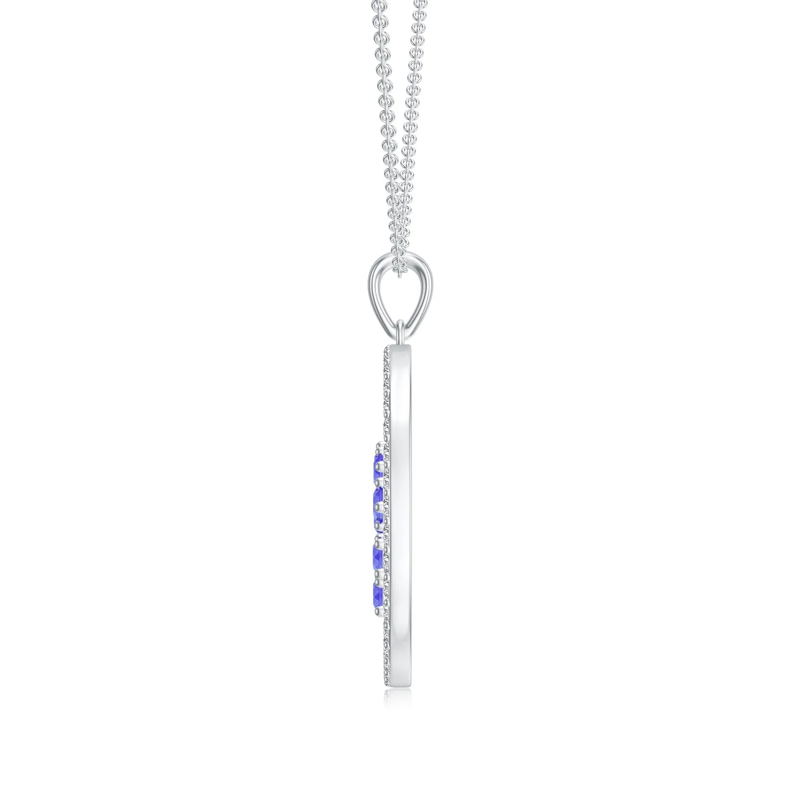 18K White Gold Vermeil